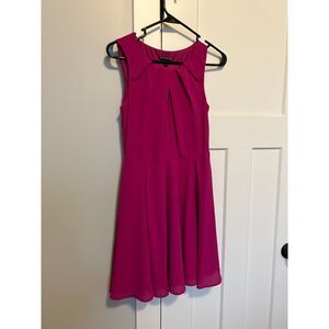 EXPRESS Women's Date-Night Dress, Size 2, Hot Pink